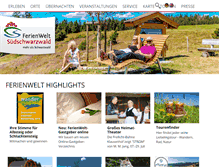 Tablet Screenshot of ferienwelt-suedschwarzwald.de